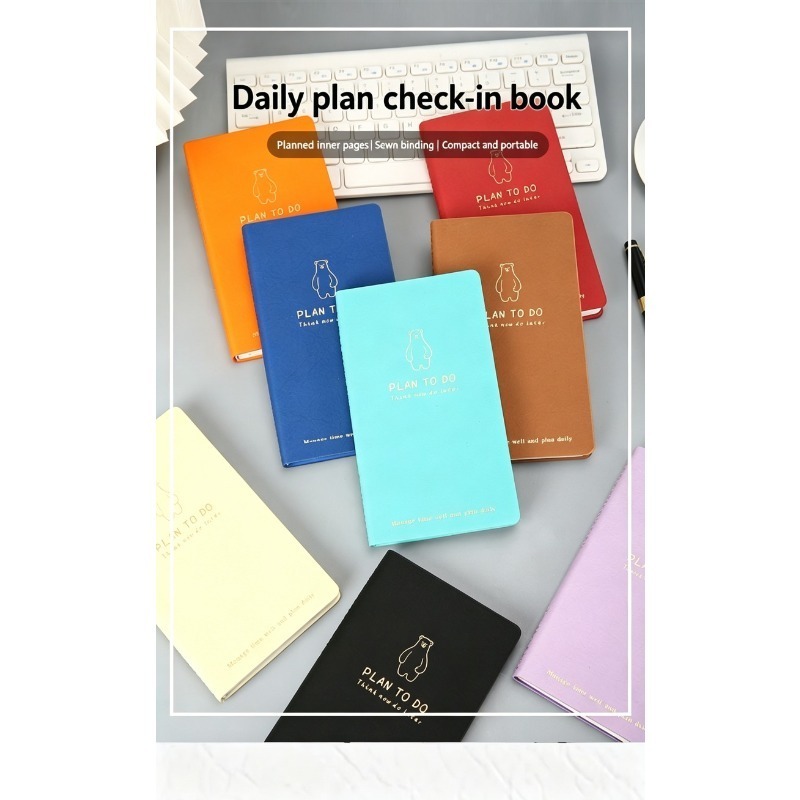 Leatherwork Journal - A6 Daily Planner Notebook – Cute