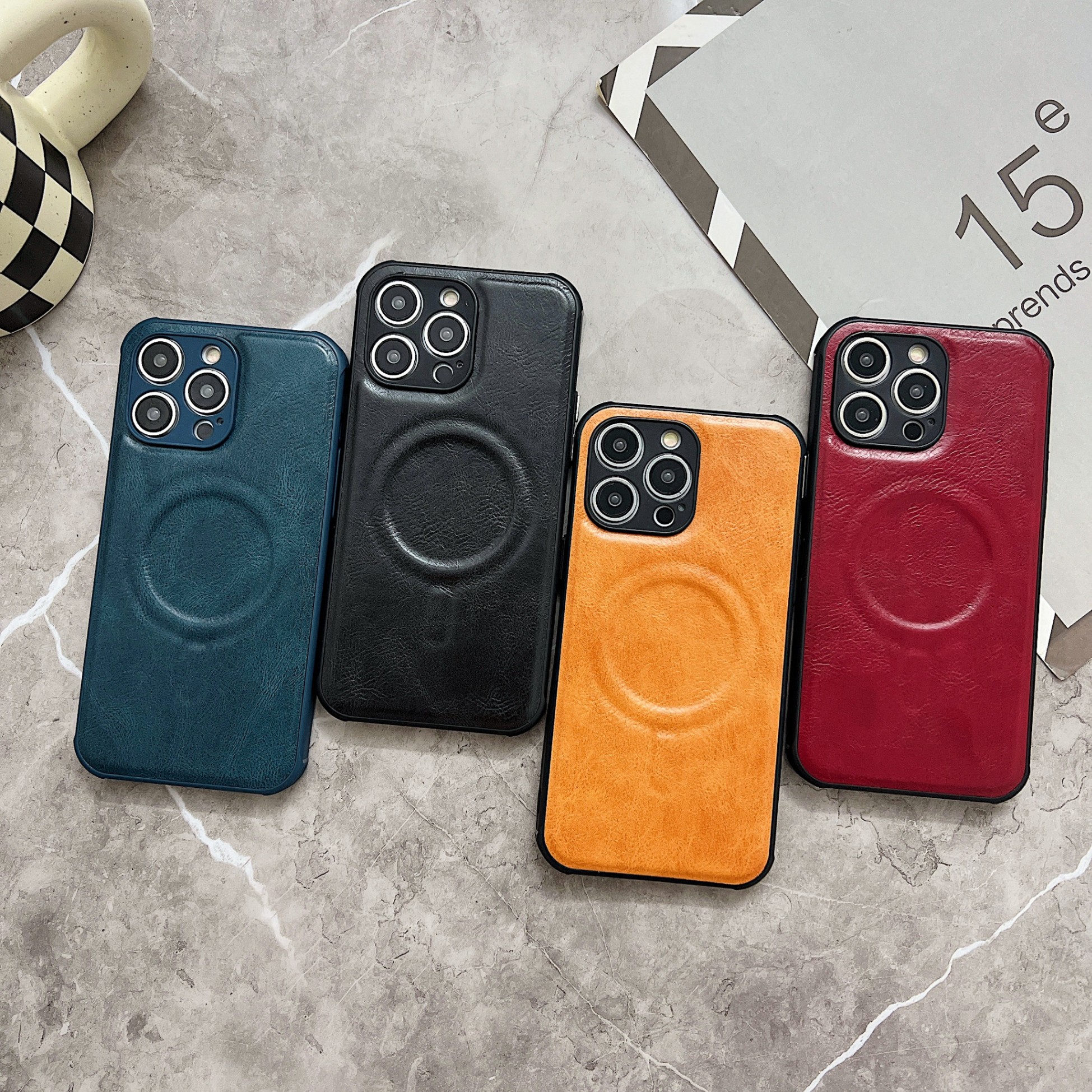 Leatherwork Drawing - For Apple IPhone 11 12 13
