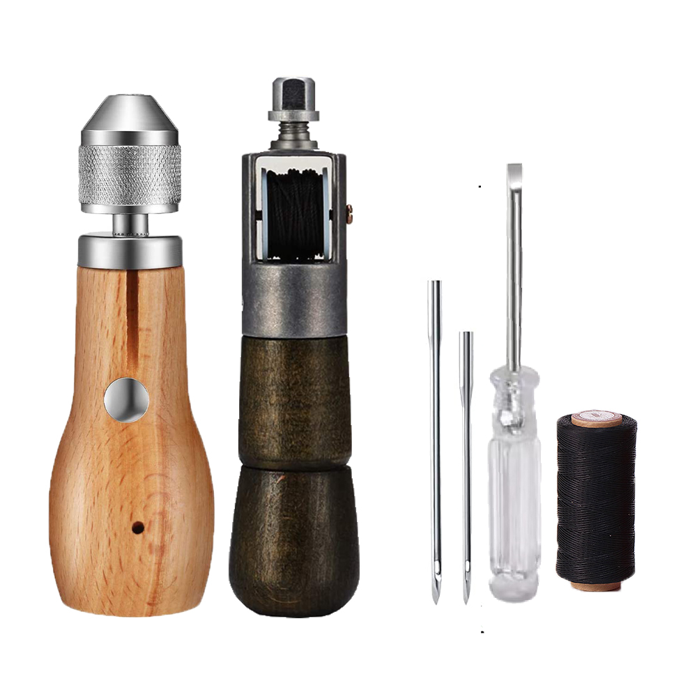 Leatherwork Kit - Leather Sewing Awl Thread Kit DIY