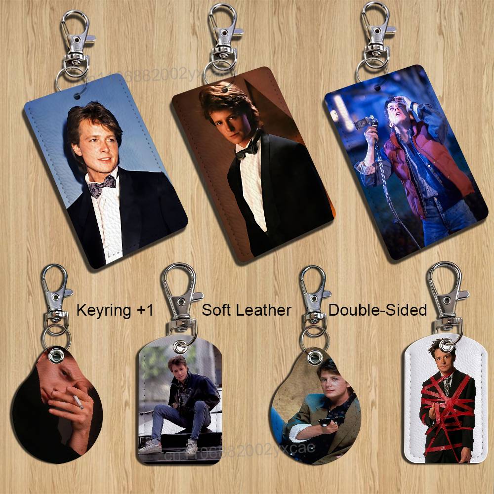 Leatherwork Drawing - COOL M-Michael J. Fox Keychain Holder