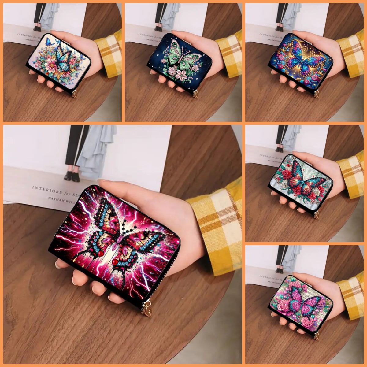 Leatherwork Drawing - 1 DIY diamond painting set with