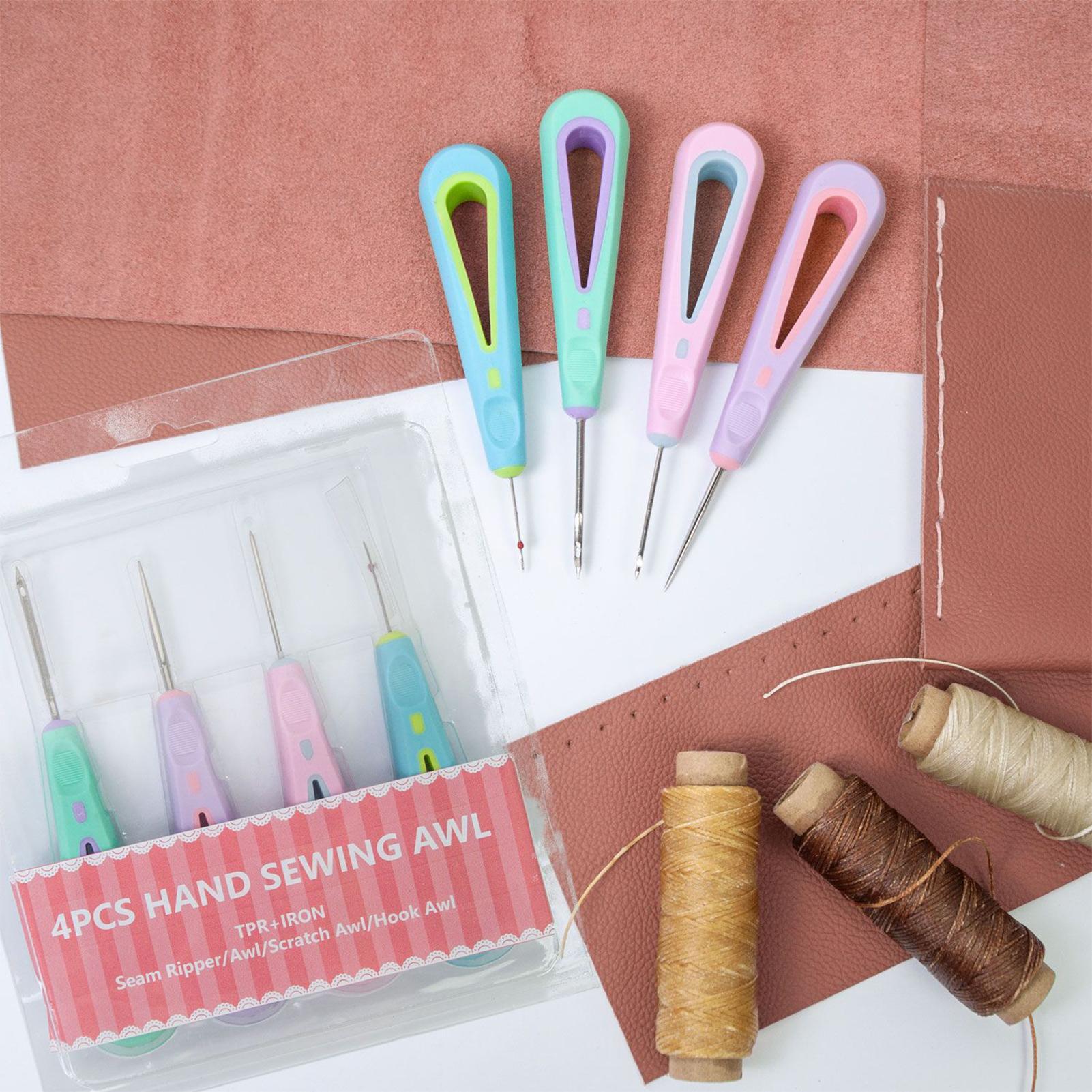 Leatherwork Kit - Leather Sewing Kit 4 Pieces Stitching