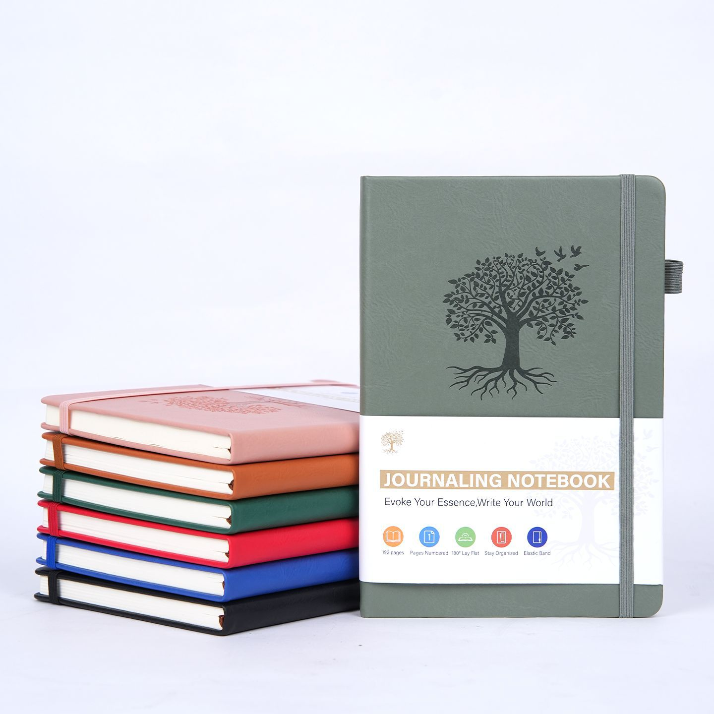 Leatherwork Journal - Lined Diary Notebook,Hardcover Leather Journal A5