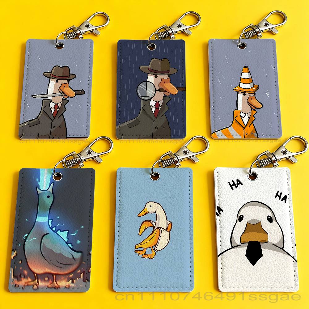Cartoon Cute Goose Duck Badge  - огляд і ціна Leather Work Leather