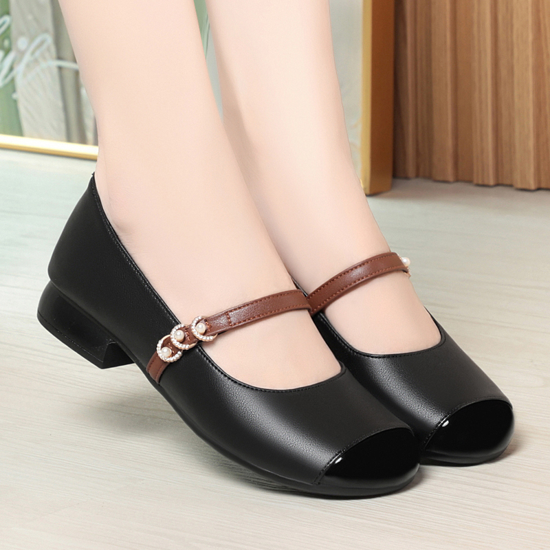 AIYUQI Mary Jane Shoes Women's - огляд і ціна Leather Work Heels