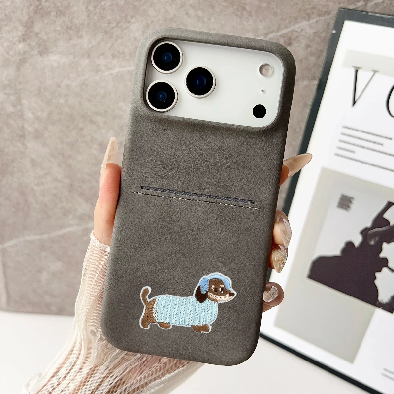 Fashion Cute Dog Pattern PU Le - огляд і ціна Leatherwork Drawing