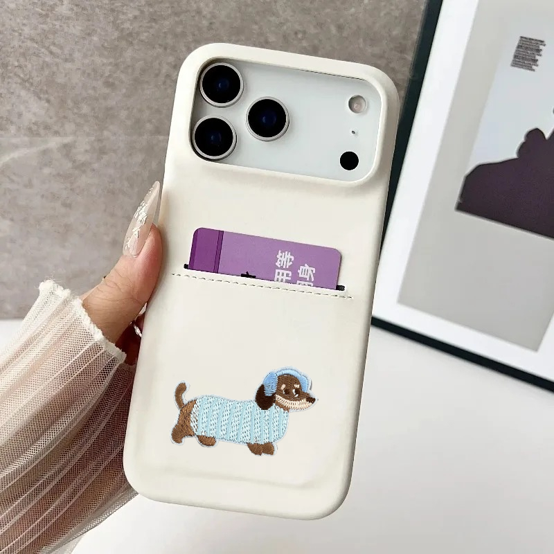 Fashion Cute Dog Pattern PU Le - огляд і ціна Leatherwork Drawing