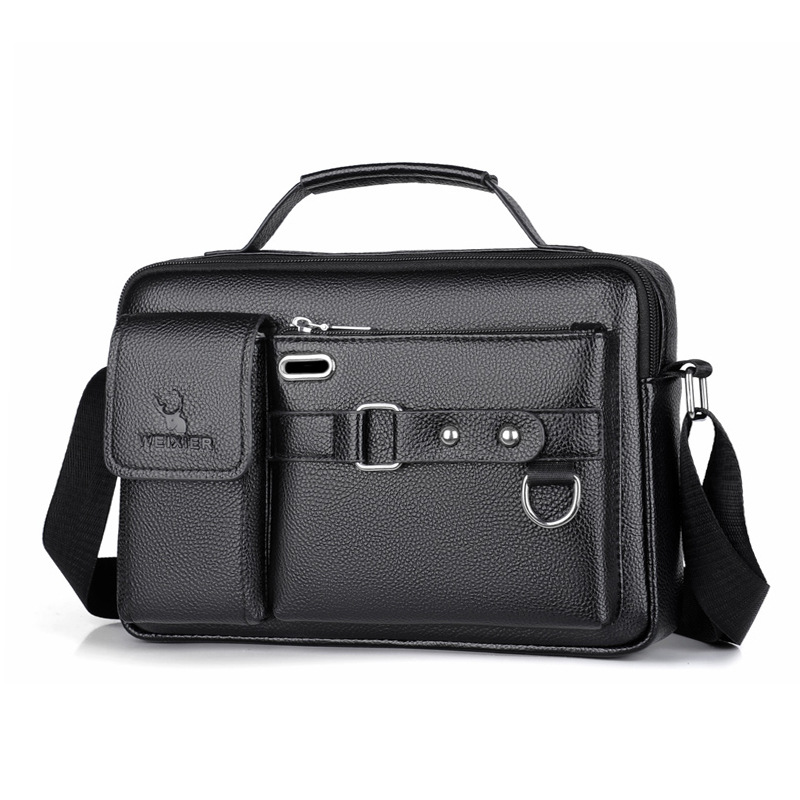 Brand Men Shoulder Bag Pu Leat - огляд і ціна Leather Work Handbag