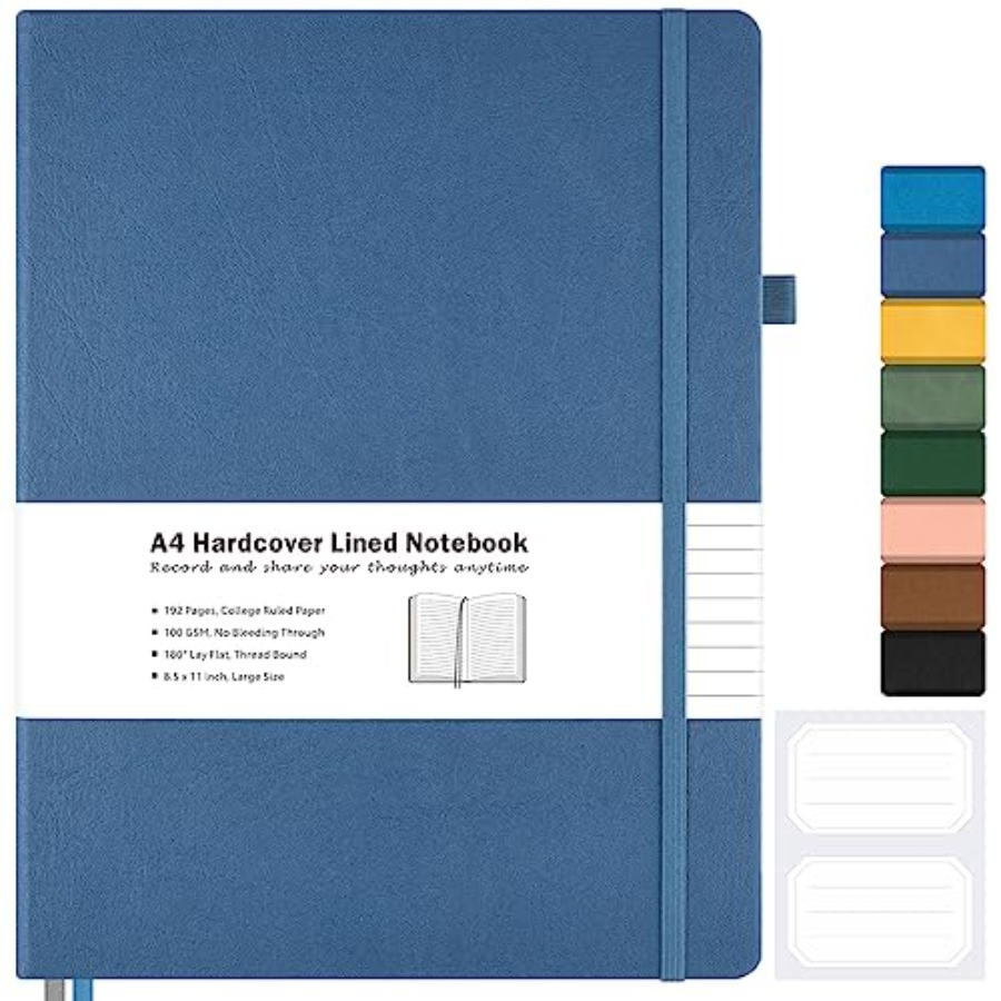 College Ruled Notebook, A4 Har - огляд і ціна Leatherwork Journal