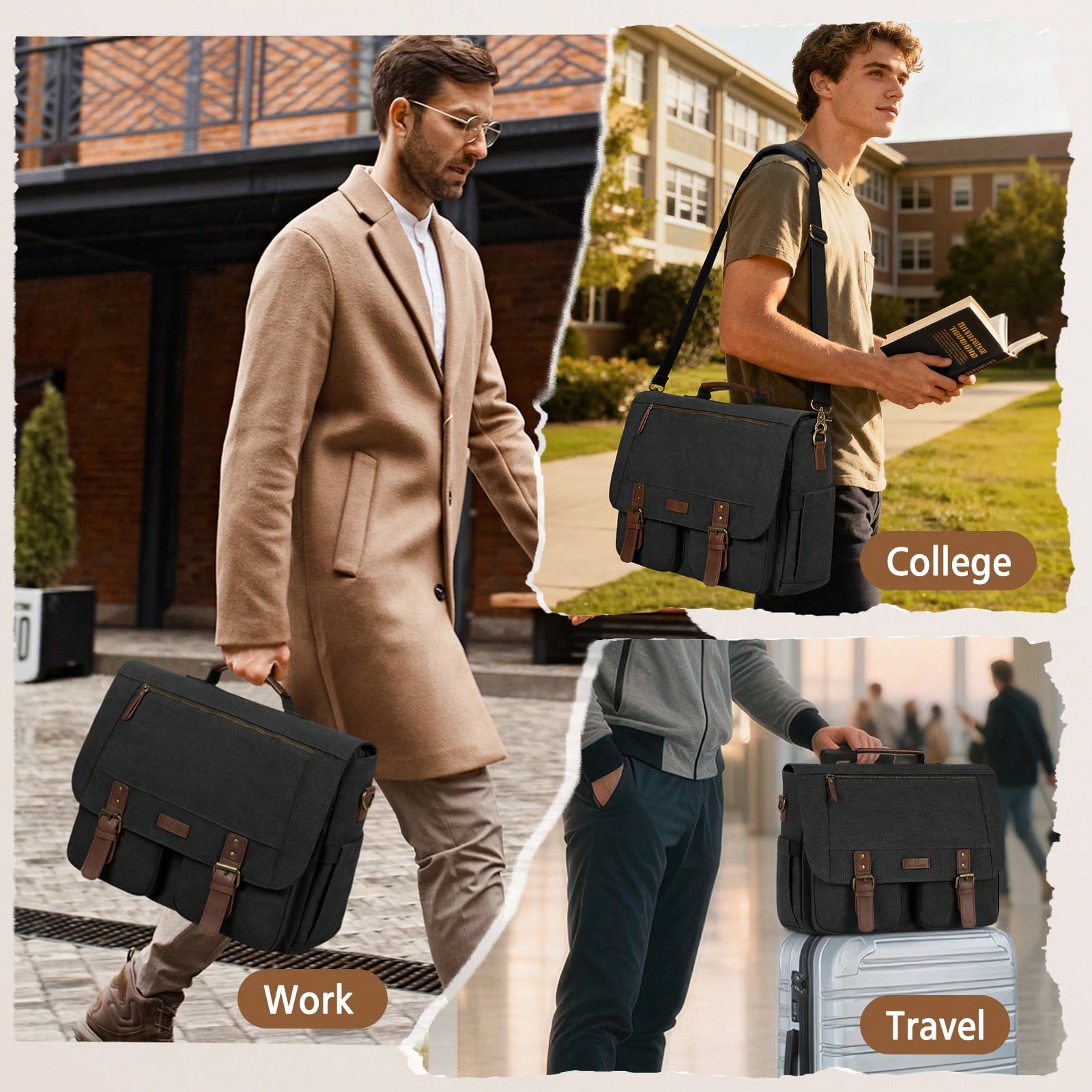 Vintage Men's Messenger Bag, 1 - огляд і ціна Vintage Leatherwork