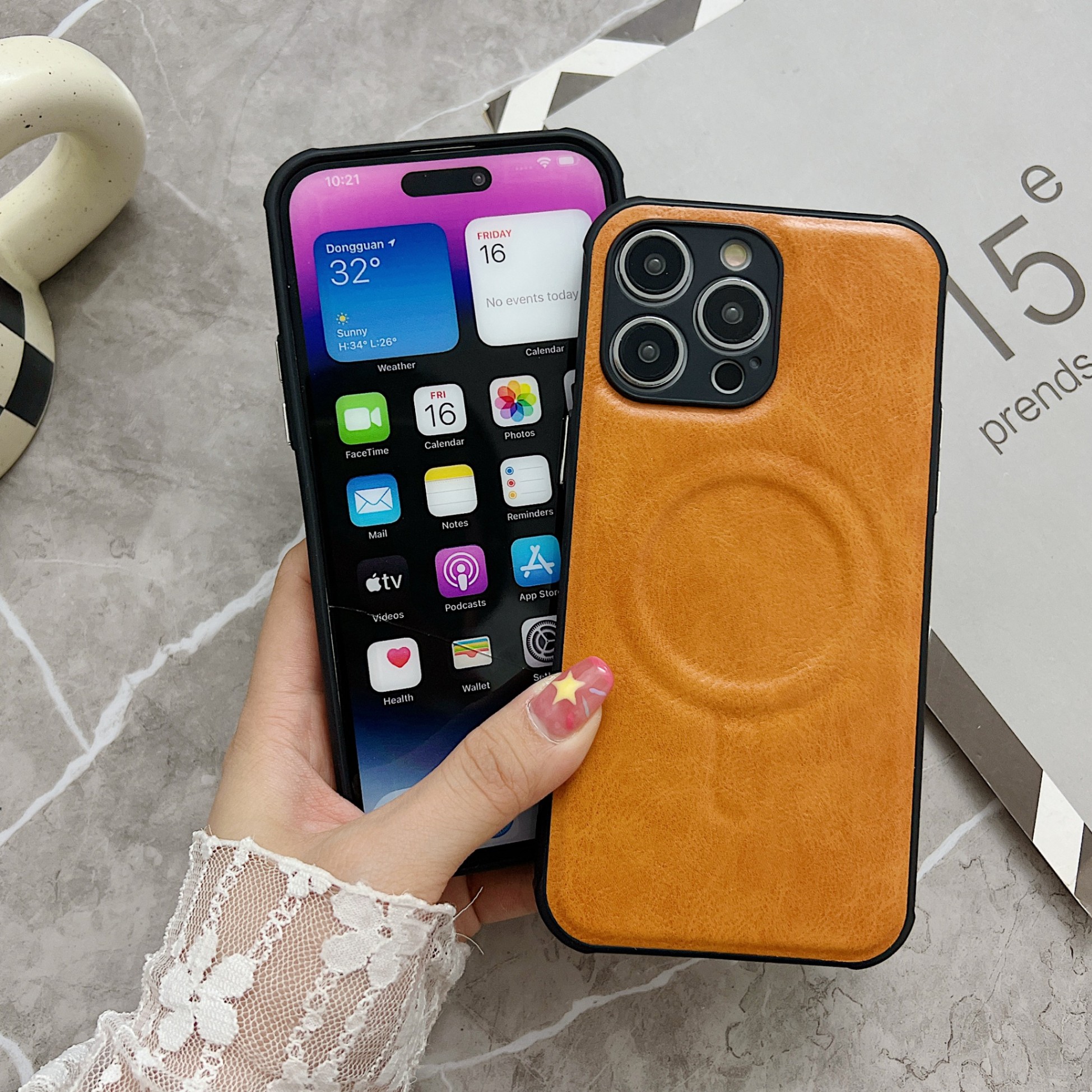 For Apple IPhone 11 12 13 14 1 - огляд і ціна Leatherwork Drawing