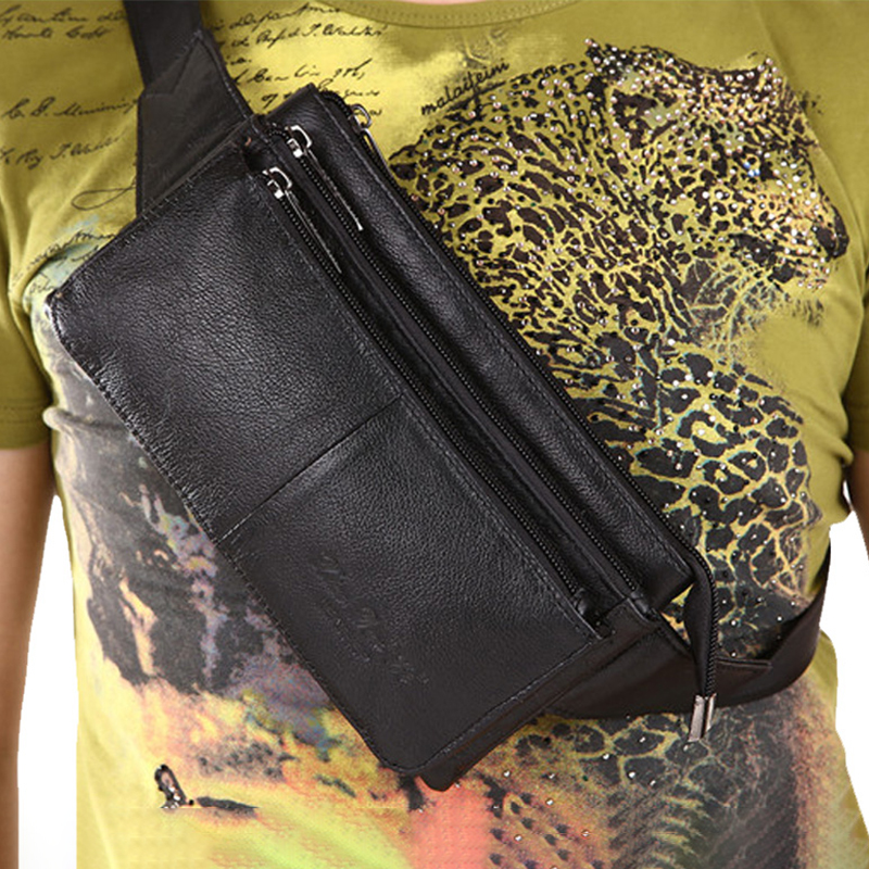 Men Waist Fanny Pack Belt Hip  - огляд і ціна Leatherwork Wallet
