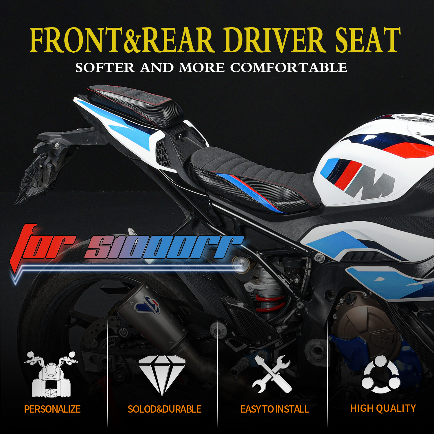For S1000RR Front Rider Rear S - огляд і ціна Leather Workbench