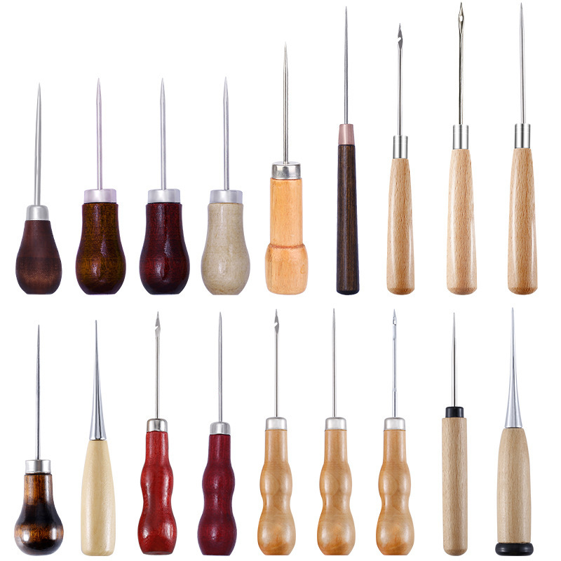 Leather Awl Wood Handle Awls S - огляд і ціна Leatherwork Repairs