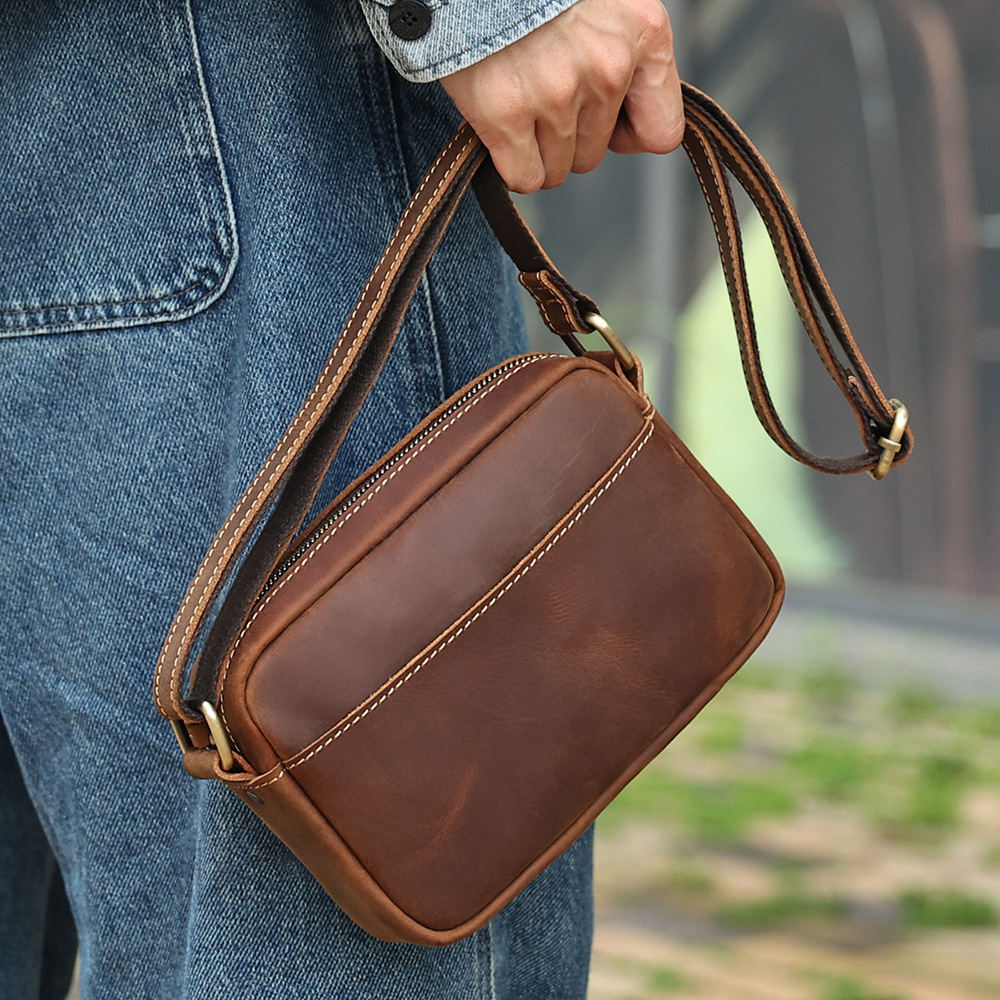 Luxury Genuine Cowhide Messeng - огляд і ціна Vintage Leatherwork
