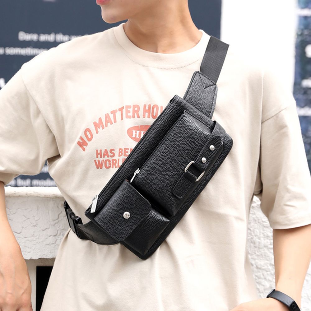 Fashion Men Women Waist Bag Ca - огляд і ціна Leatherwork Wallet