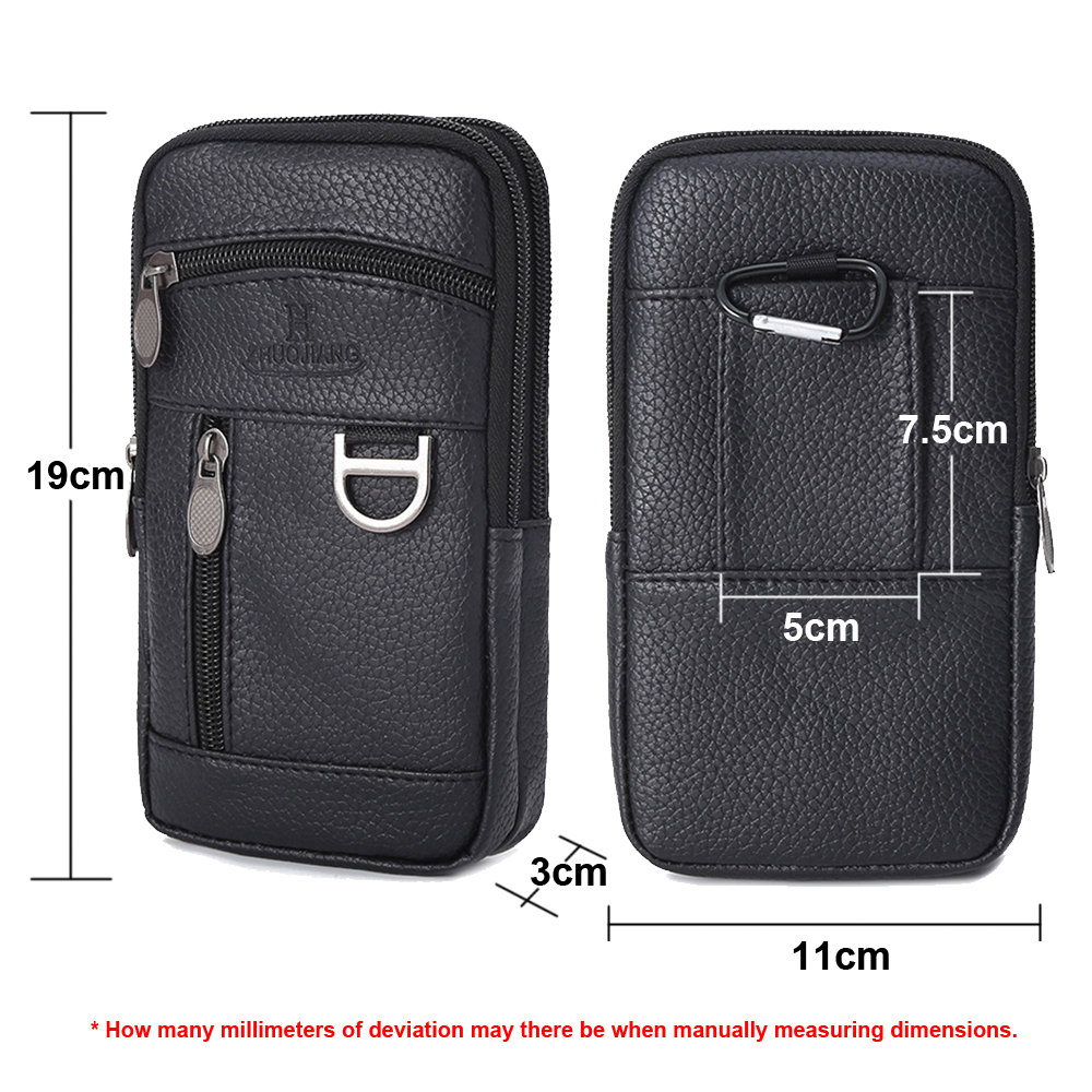 Men Waist Bag Mobile Phone Bag - огляд і ціна Leatherwork Wallet
