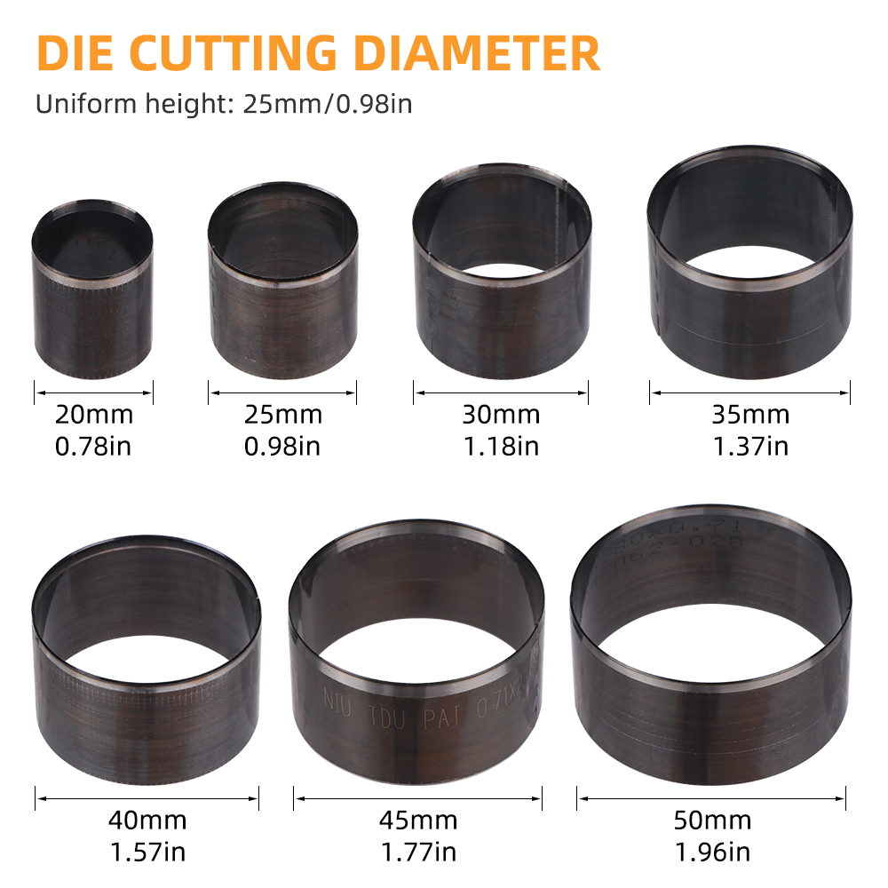 QJH 7Pcs Sharp Leather Cutting - огляд і ціна Leatherwork Kit