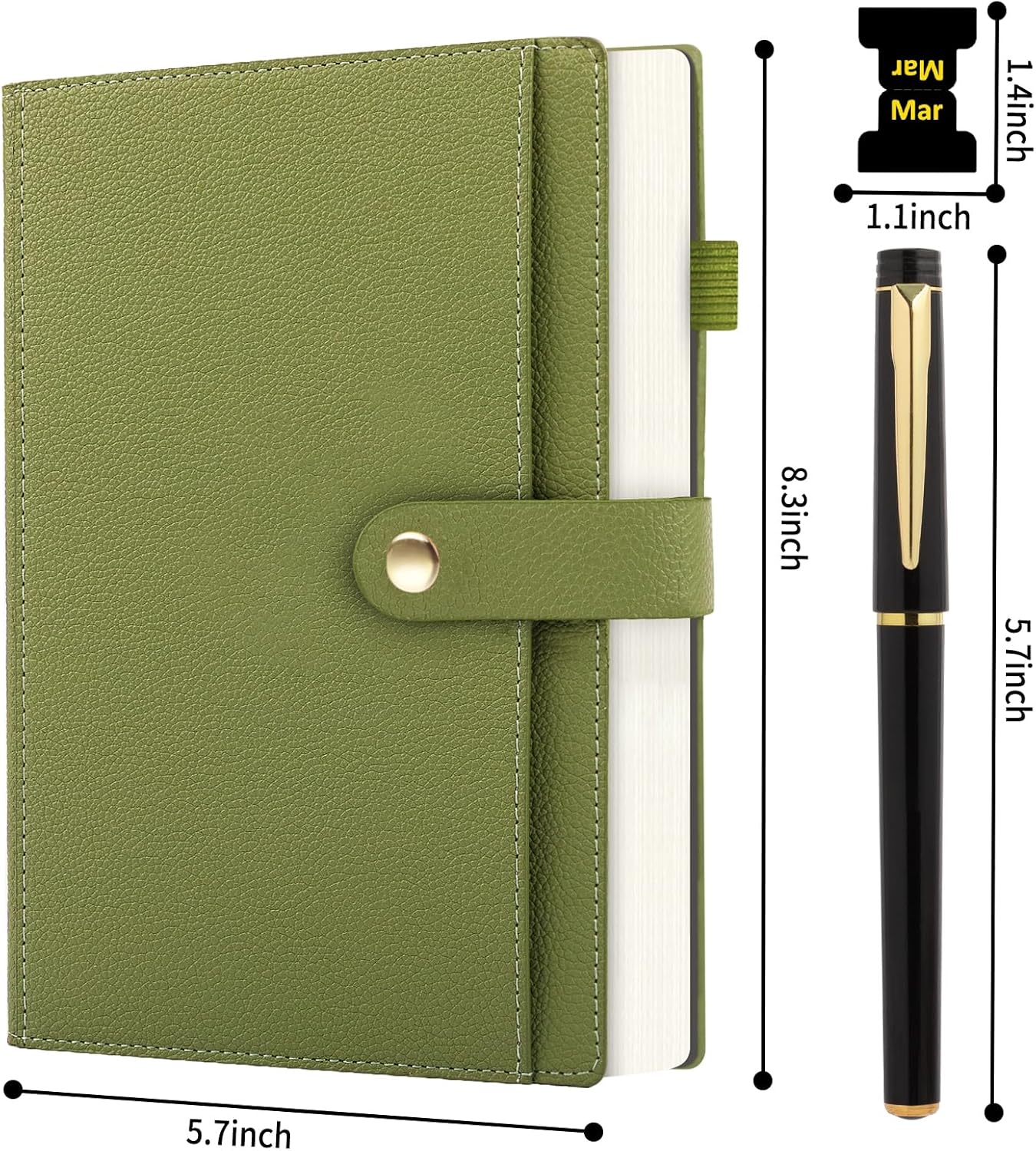 A5 Lined Leather Journal Noteb - огляд і ціна Leatherwork Journal