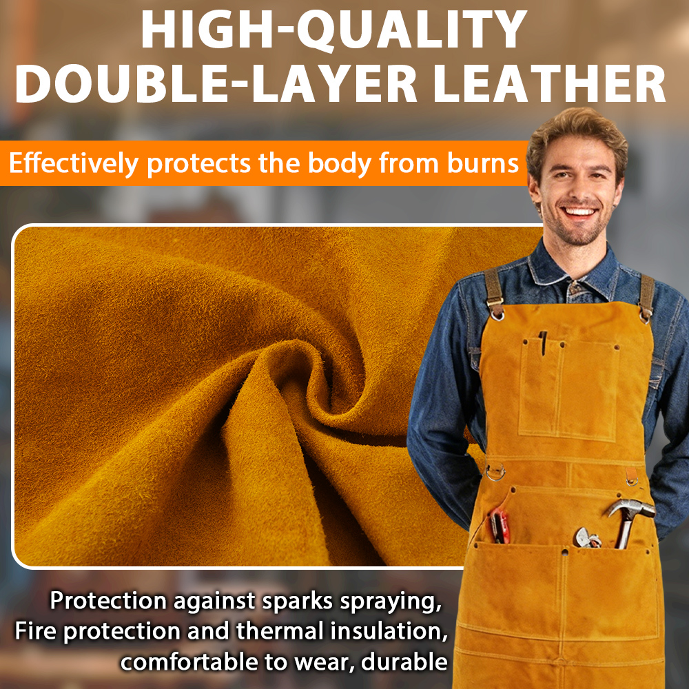 Oxhide Leather Welding Apron C - огляд і ціна Leatherwork Repairs
