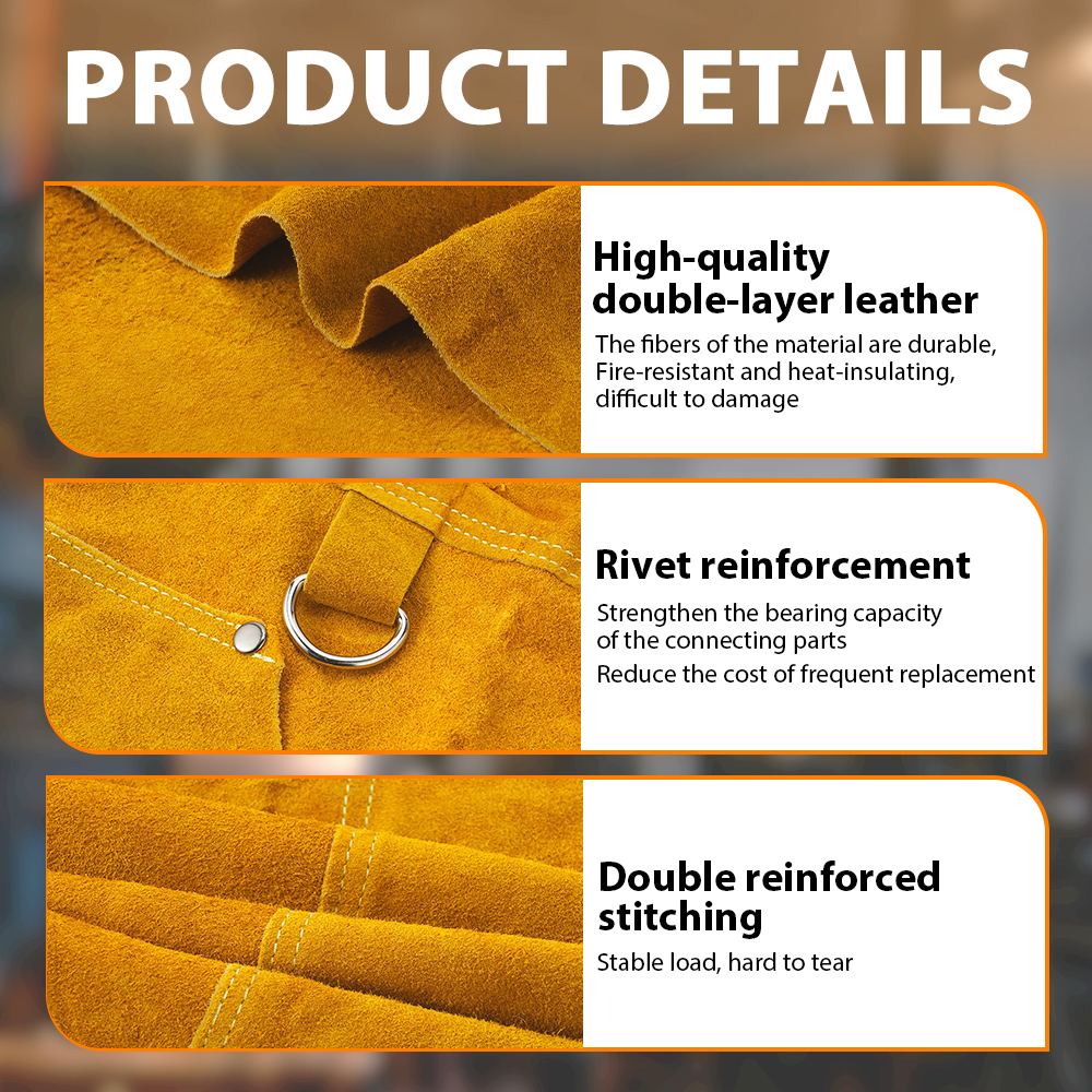 Oxhide Leather Welding Apron C - огляд і ціна Leatherwork Repairs