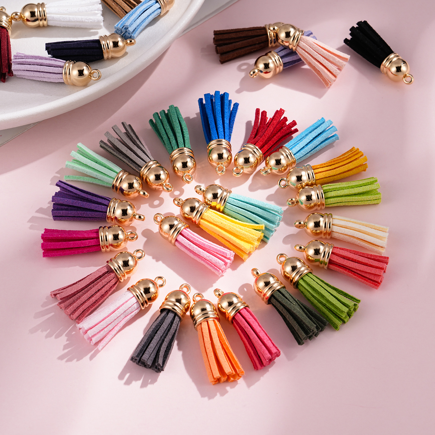 20pcs/Lots Tassel Synthetic Su - огляд і ціна Leatherwork Diy