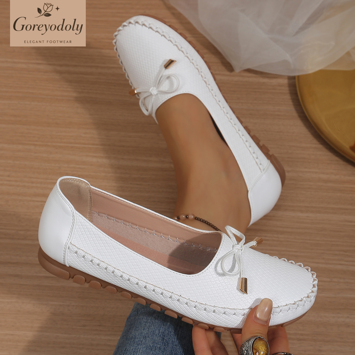 Goreyodoly Womens Casual Slip  - огляд і ціна Leatherwork Drawing