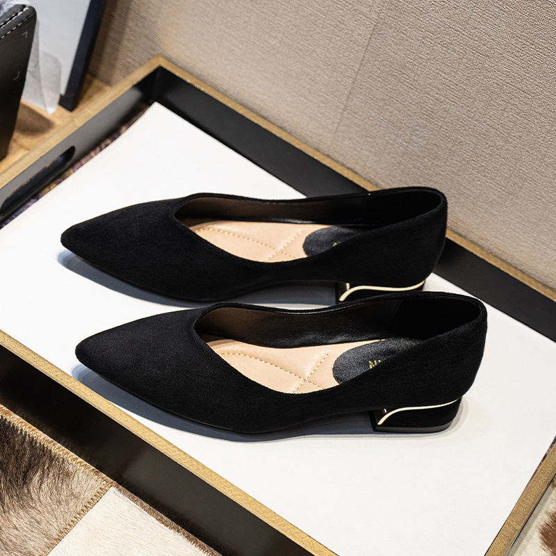 Women's Pointed Toe Simple OL  - огляд і ціна Leather Work Leather