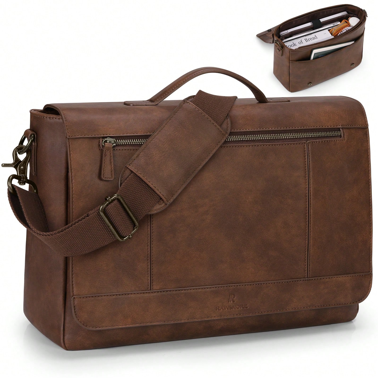 Leather Messenger Bag For Men  - огляд і ціна Vintage Leatherwork