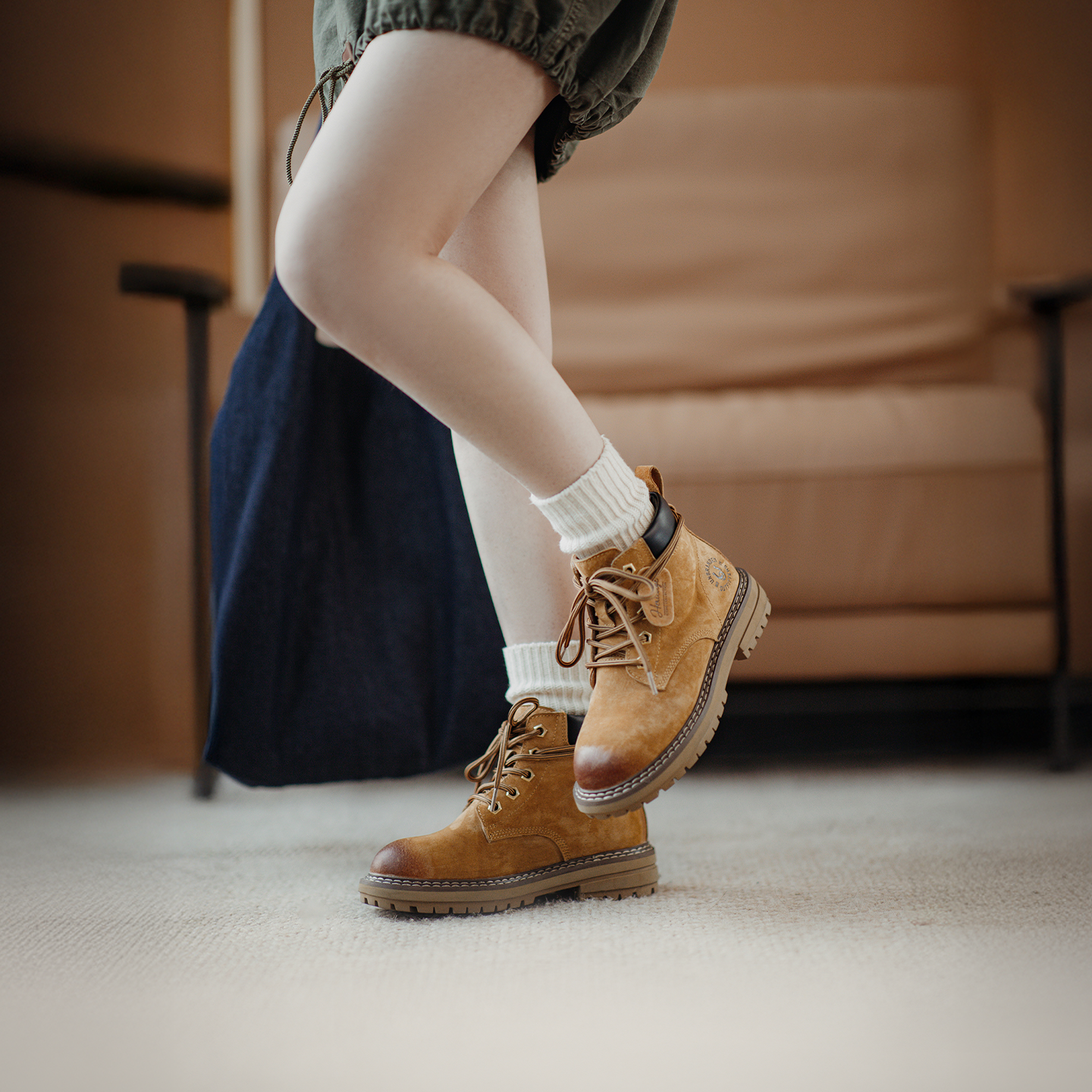 Maden Women's Classic Yellow A - огляд і ціна Vintage Leatherwork