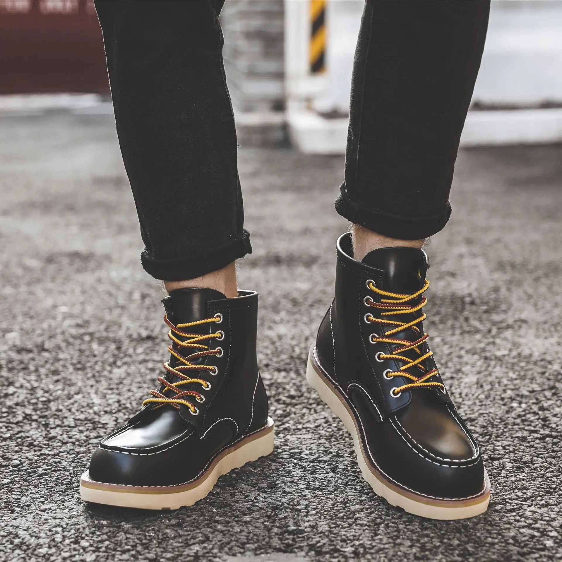 Men Spring Winter Casual Shoes - огляд і ціна Vintage Leatherwork