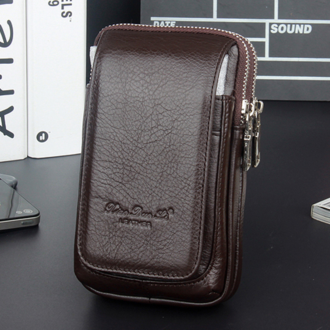 Men Genuine Leather Waist Fann - огляд і ціна Leatherwork Wallet