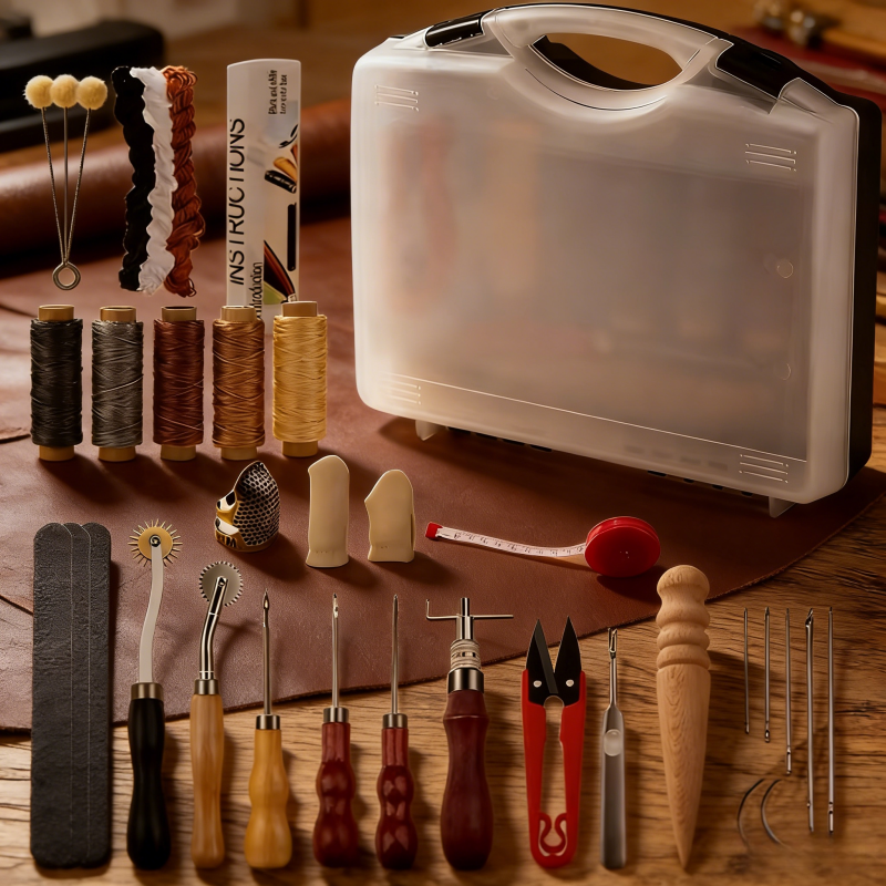 Leather Craft Tool Kit Leather - огляд і ціна Leatherwork Repairs
