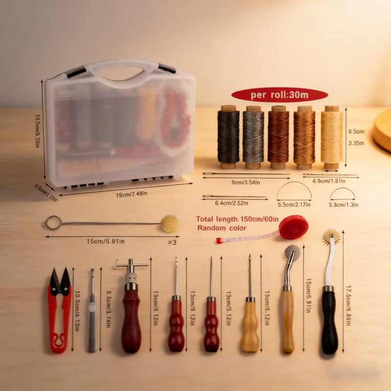 Leather Craft Tool Kit Leather - огляд і ціна Leatherwork Repairs