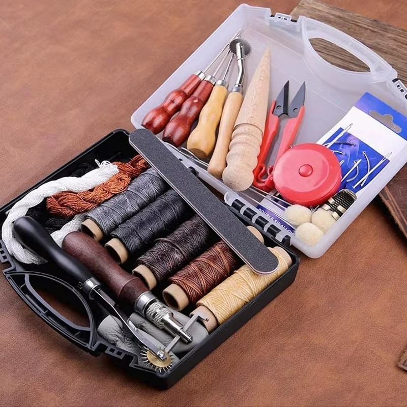Leather Craft Tool Kit Leather - огляд і ціна Leatherwork Repairs