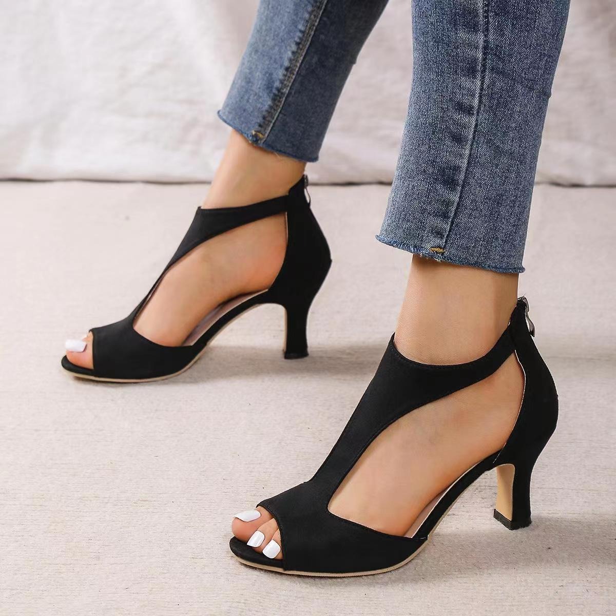 2026 Summer New Brushed Leathe - огляд і ціна Leather Work Heels