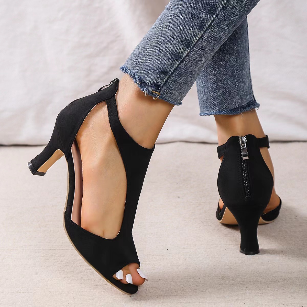 2026 Summer New Brushed Leathe - огляд і ціна Leather Work Heels