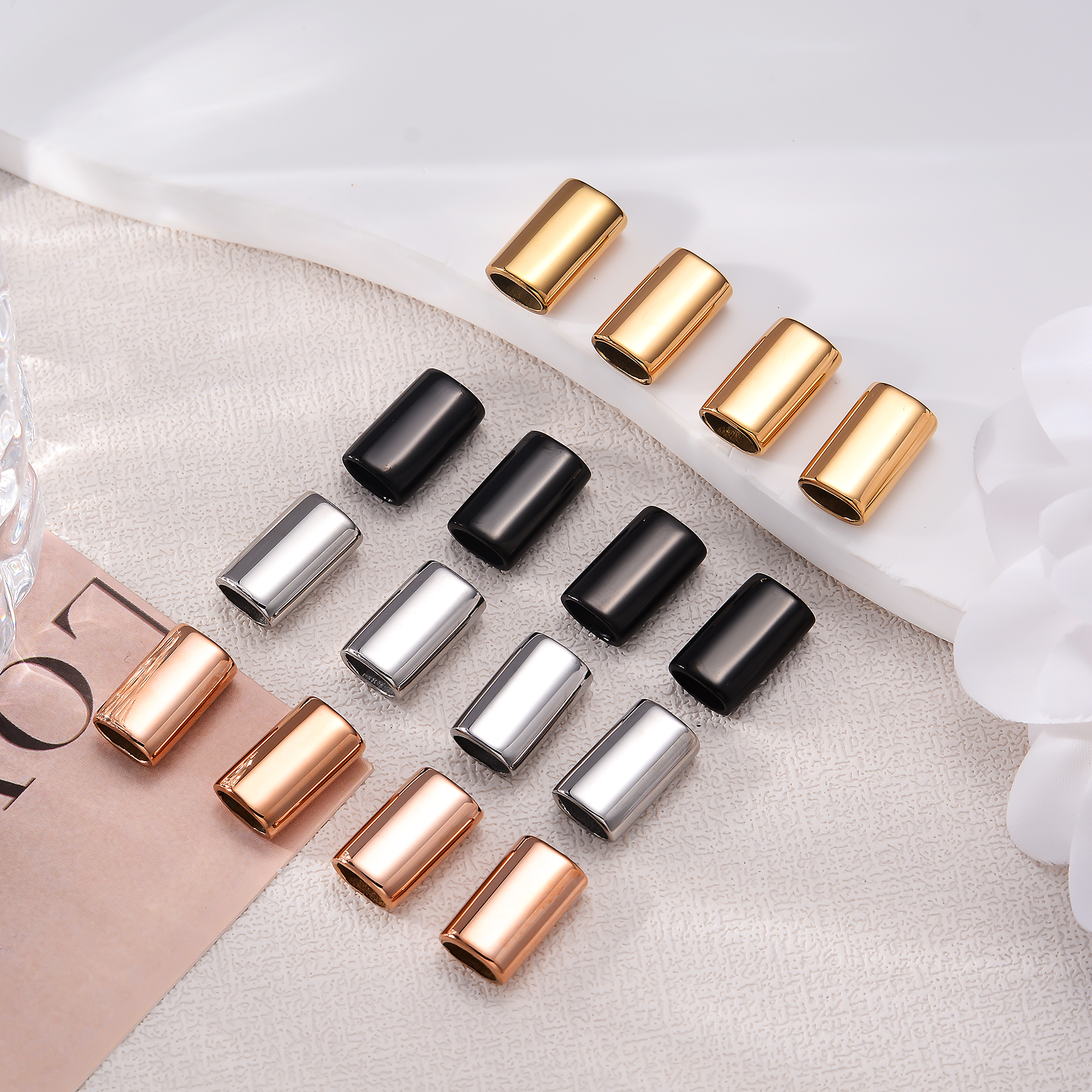 6PCS Stainless Steel Charm Sli - огляд і ціна Leatherwork Diy