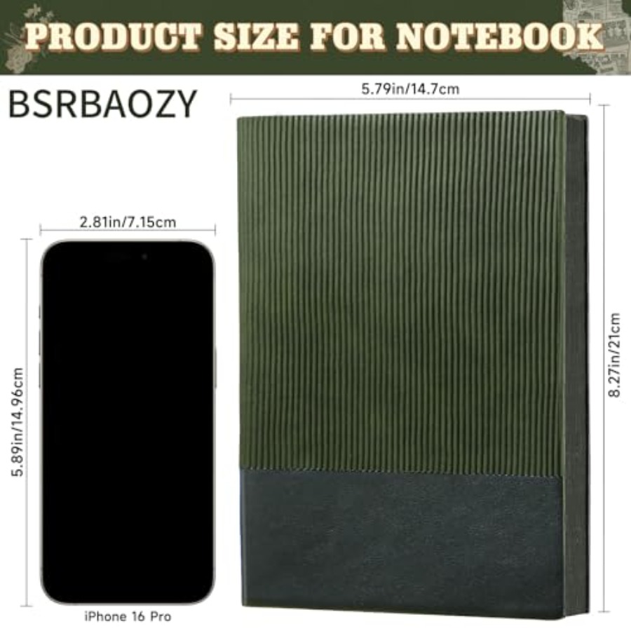 Lined Journal Notebook for Wor - огляд і ціна Leatherwork Journal