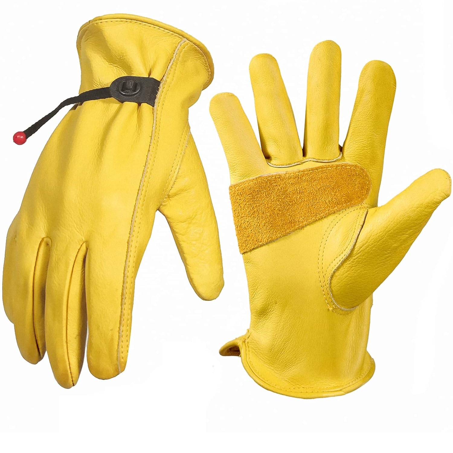 Yellow Cowhide Leather Gardeni - огляд і ціна Leatherwork Repairs