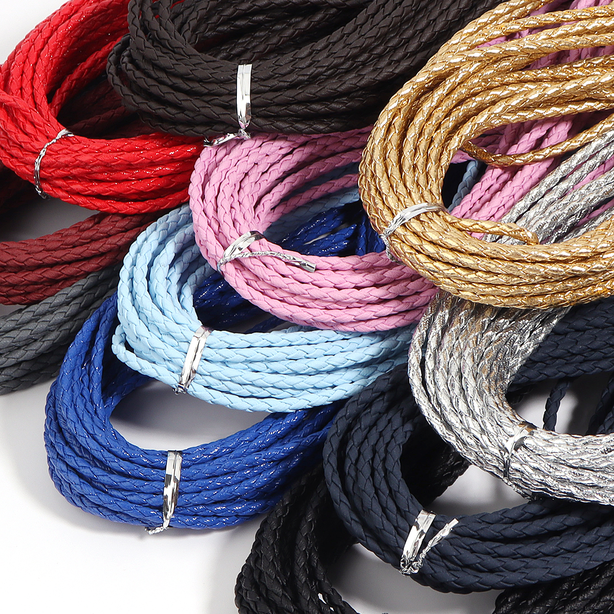 10Yards 3mm Braided Genuine Le - огляд і ціна Leatherwork Diy