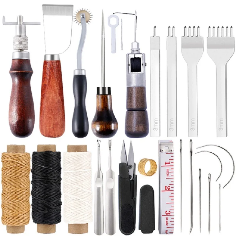 KRABALL Leather Craft Tool Kit - огляд і ціна Leatherwork Repairs