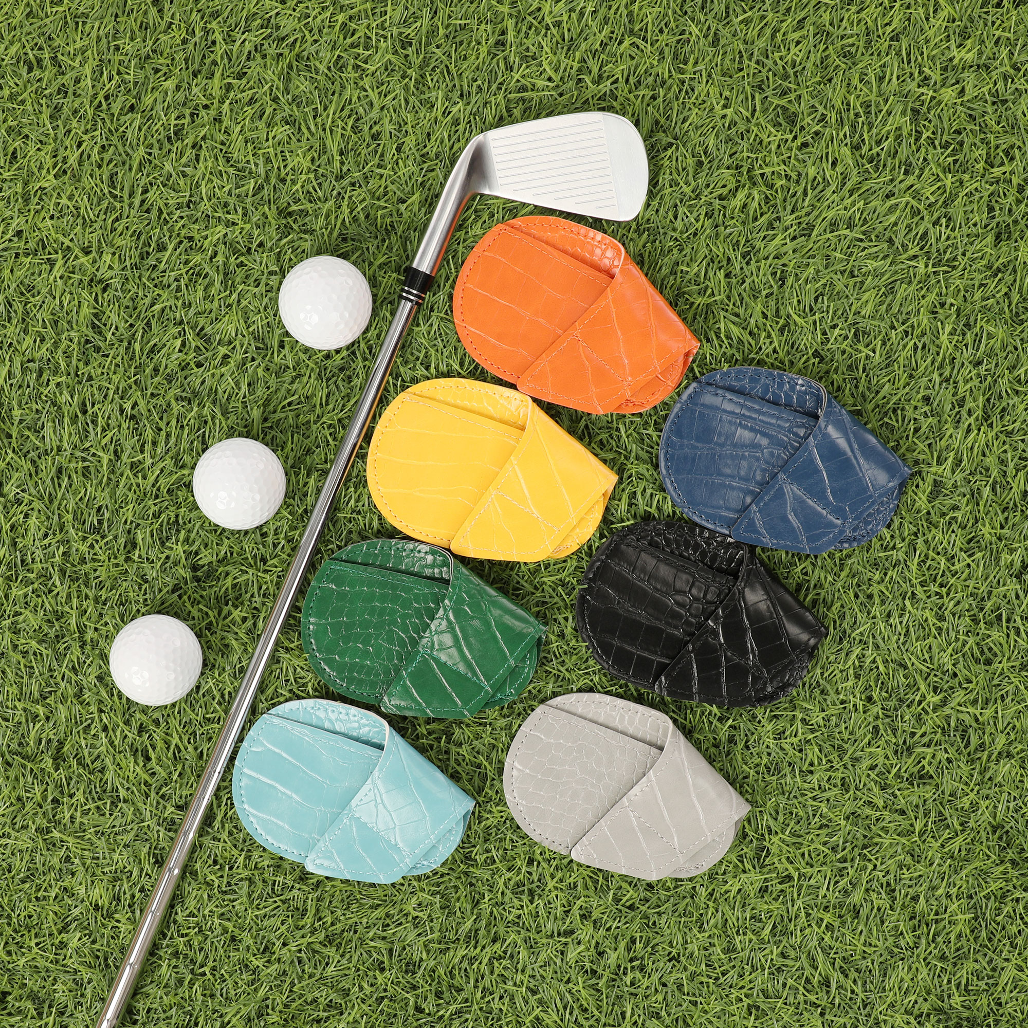 10Pcs Golf Iron Head Covers Cr - огляд і ціна Leatherwork Drawing