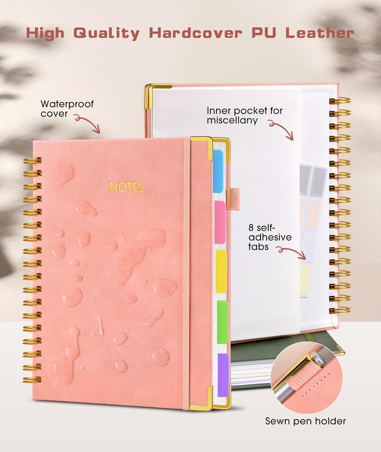 Leather Spiral Notebook Journa - огляд і ціна Leatherwork Journal