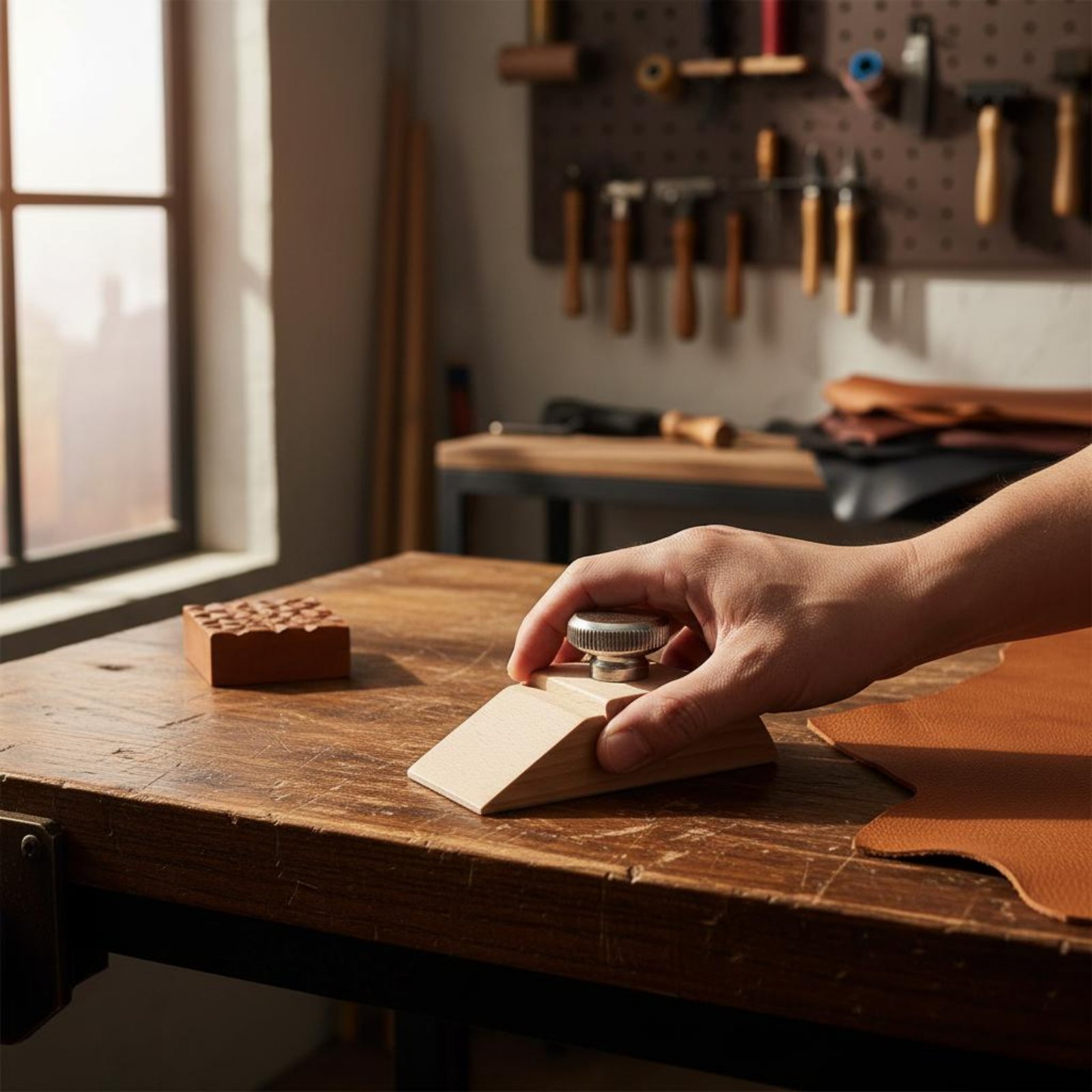 Leather Border Sanding Block A - огляд і ціна Leatherworker Block