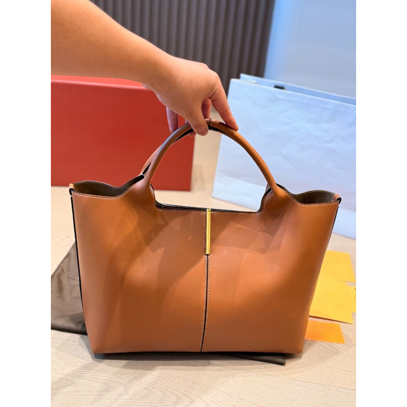 Tote Bag Vertical Bar Metal Ha - огляд і ціна Leather Work Leather