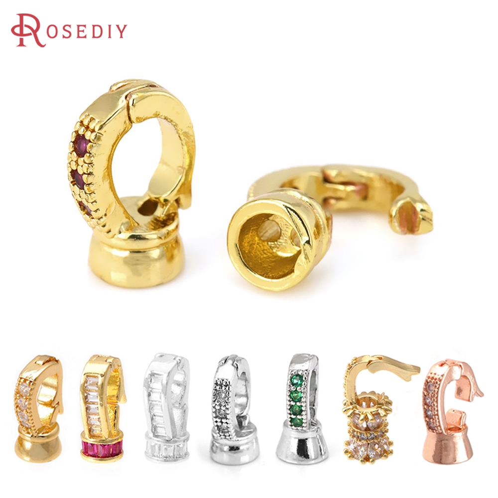 18K Gold Color Brass Zircon Co - огляд і ціна Leatherwork Diy