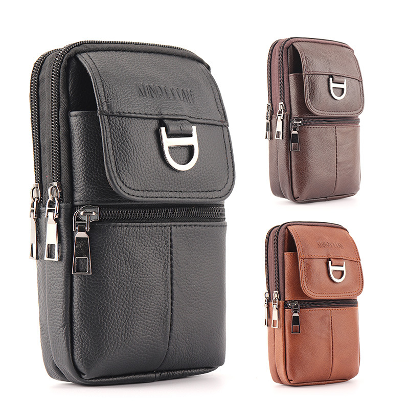 Men's Leather Waist Bag - Larg - огляд і ціна Leatherwork Wallet