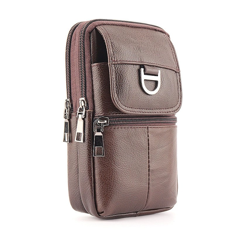 Men's Leather Waist Bag - Larg - огляд і ціна Leatherwork Wallet