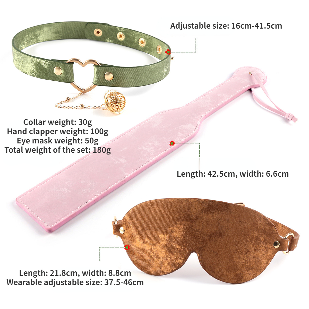 4 Colors Fetish BDSM Bondage E - огляд і ціна Leatherwork Kit